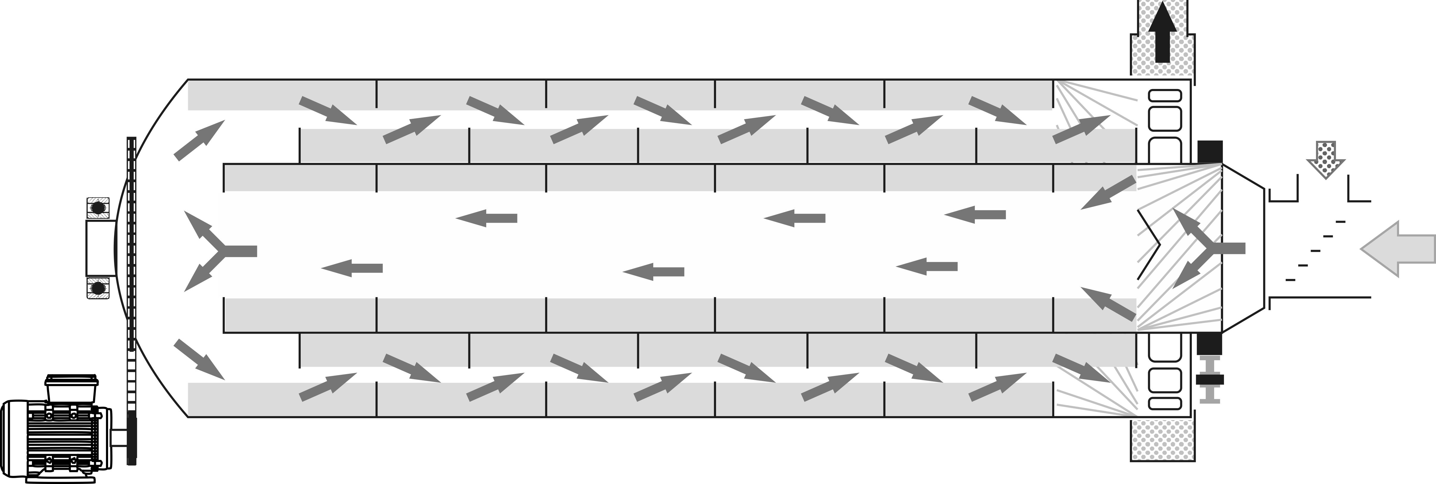 large double-pass drum dryer for biomass